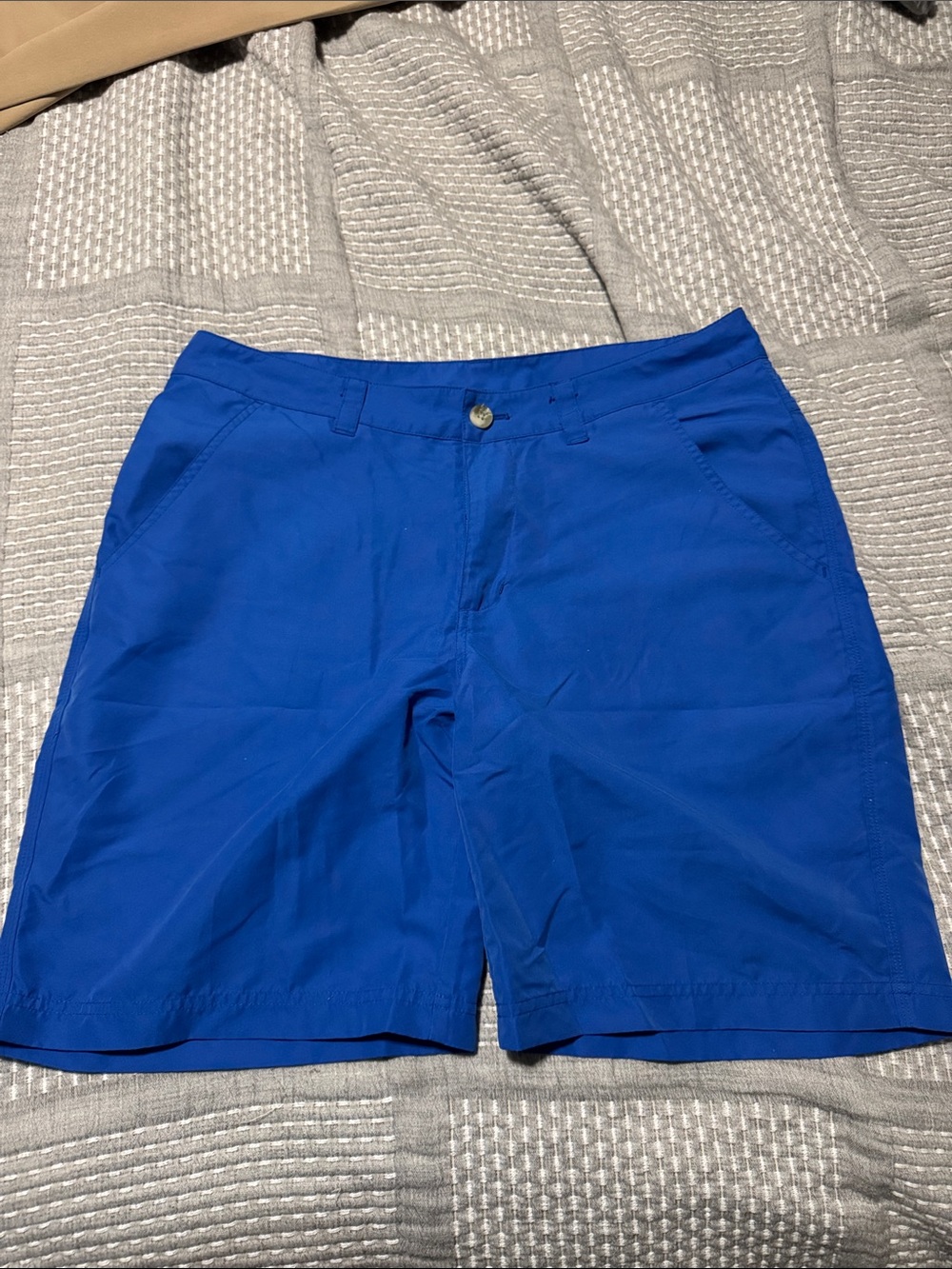 Columbia Men's Royal Blue Flat Front Shorts